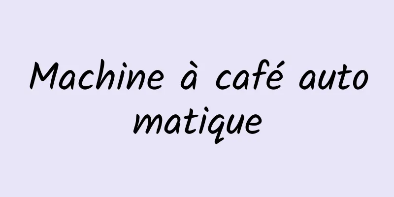 Machine à café automatique