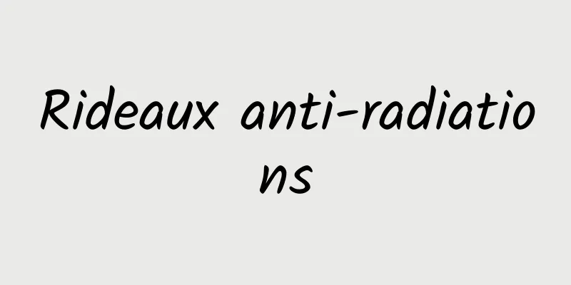 Rideaux anti-radiations