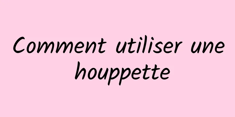 Comment utiliser une houppette